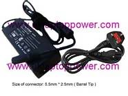 HP DC687A laptop ac adapter replacement (Input AC 100-240V, Output DC 18.5V 6.5A 120W)